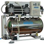 Компресор безмасляний малошумний ДТ 2200/1-60 (нерж. сталь) + Адсорбційний Осушувач